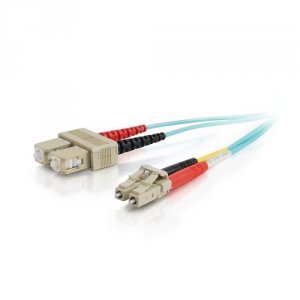 C2g 21625 15m Lc-sc 10gb 50125 Om3 Duplex Multimode Pvc Fiber Optic Ca