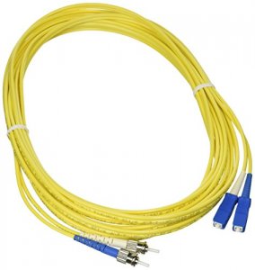 C2g 14449 5m Sc-st 9125 Os1 Duplex Single-mode Pvc Fiber Optic Cable (