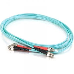 C2g 11029 10m St-st 10gb 50125 Om3 Duplex Multimode Fiber Optic Cable 