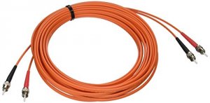 C2g 36309 9m St-st 50125 Om2 Duplex Multimode Fiber Optic Cable