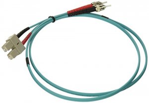 C2g 36211 1m Sc-st 10gb 50125 Om3 Duplex Multimode Fiber Optic Cable