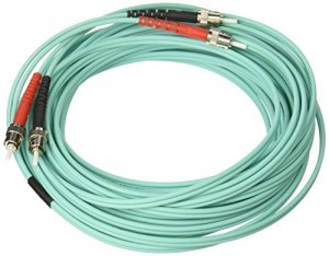 C2g 36504 10m St-st 10gb 50125 Om3 Duplex Multimode Fiber Optic Cable