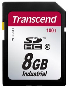 Transcend TS8GSDHC100I 8gb Industrial Sdhc Card (class 10)