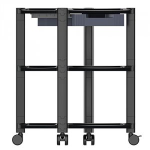 Inland 05470 Smart Cart Xl W 3 Shelves Drawer