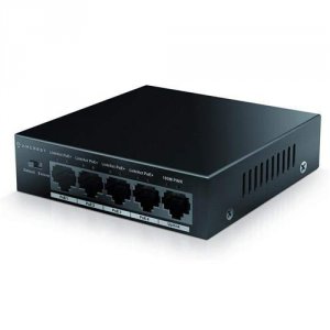 Amcrest AMPS5E4P-AT-58 Amcrest 5-port Poe+ Switch With 4-ports