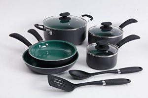 Gibson 109449.1 Eco Friendly Cookware 10pc Grn