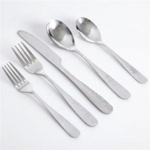 Gibson 109532.46 Gh Hammered Flatware 46pc Set