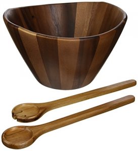 Lipper 1174-2 Acacia Salad Set With Servers