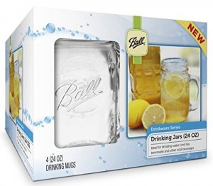 Newell 1440016011 Ball Drinking Jars 24oz 4pk