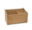 Lipper 1826 Bamboo Desk Org W Tissue Box