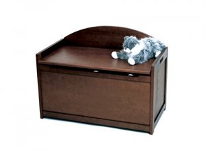 Lipper 598WN Childs Toy Chest Walnut