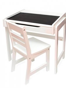 Lipper 654WH Childs Desk And Chair Set Wht