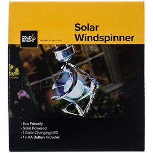 Gardman 6726 Solar Galaxy Windspinner Light