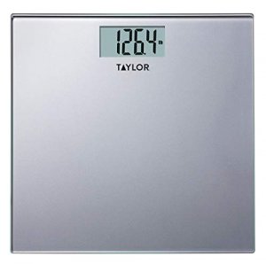 Taylor 7558-4192S Glass Digital Scale Silver