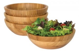 Lipper 8203-4 Bamboo Set 4  7 Bowls