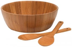 Lipper 8208-3 Bamboo 3pc Salad Set