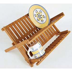 Lipper 8813 Bamboo Folding Dishrack