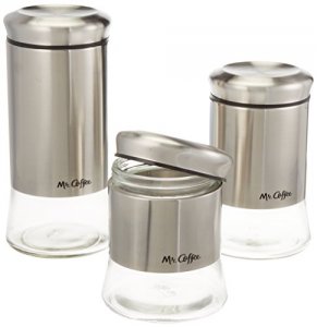 Gibson 92012.03 3 Pc Silver Canister Set