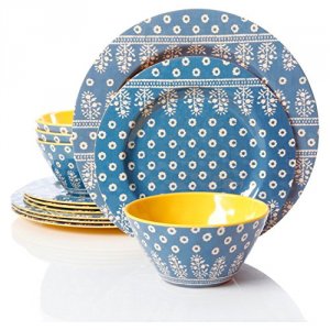 Gibson 94936.12 Sc Zoey Melamine Dw Set 12pc