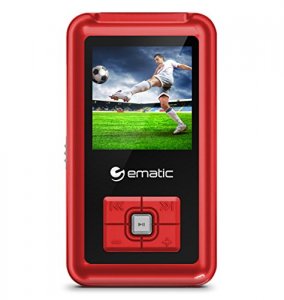 Ematic EM208VIDRD 1.5 Mp3 Video Player Red