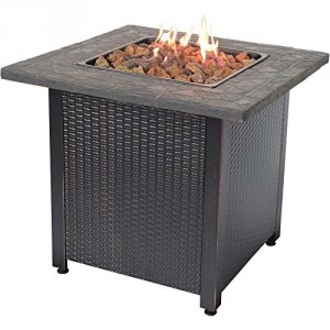 Blue GAD1401M Lp Gas Outdoor Fireplace