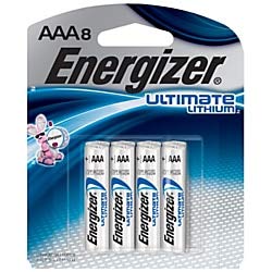 Energizer L92SBP-8 Ultimate Lithium Aaa Batteries, 8 Pack - For Camera