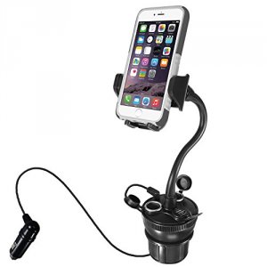 Macally MCupPower Cup Holder With Usb Charger