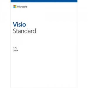 Microsoft D86-05829 Visio Stand 2019  Win Medialess