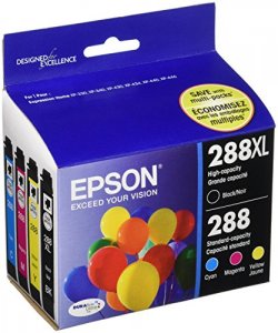 Original Epson T288XLBCS Ultra Black And Color Combo