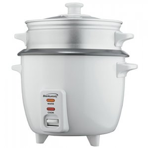 Brentwood TS-180S Rice Cooker Steamer Ns 8cup