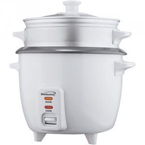 Brentwood TS-480S Rice Cooker Steamer Ns 15cup