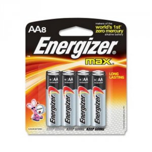 Energizer EVEAA8 Max Alkaline Aa Batteries, 8 Pack - For Multipurpose 