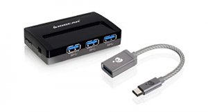 Iogear GUH374CA1KIT 4port Usb 3.0 Hub With Usb-c