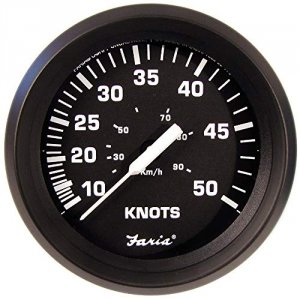 Faria F32811 Faria 4 Speedometer Euro 50 Knot Mechanical