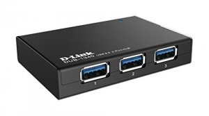 D-link DUB-1340 Network Dub-1340 Superspeed 4port Usb3.0 Hub Switch Re