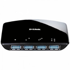 D-link DUB-1340 Network Dub-1340 Superspeed 4port Usb3.0 Hub Switch Re