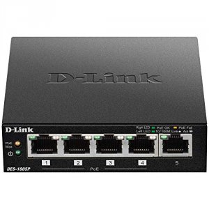 D-link DES-1005P Network Des-1005p 5port 10100 Unmanaged Switch Retail