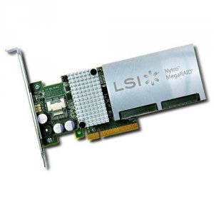 Lsi LSI00350 Controller Card Megaraid Sas Sata 6gbs Pci Express 1gb Dd