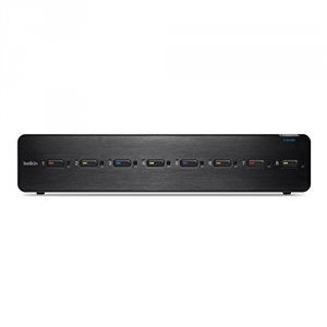 Linksys F1DN108F-3 Belkin Kvm F1dn108f-3 8pt Dvi-i Dual-head With Cac 