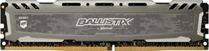 Crucial BLS8G4D26BFSB Memory  8g Dr4 2666mhz Cl16 Dr X8 Ballistix Spor