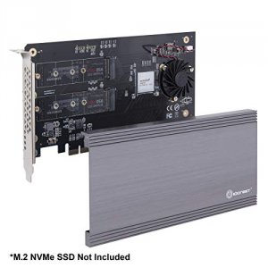 Syba SI-PEX40129 Io Card Si-pex40129 Dual M.2 Nvme Port Pcie3.0x16 To 