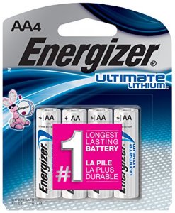 Energizer L91SBP-4 Ultimate Lithium Aa Batteries, 4 Pack - For Multipu