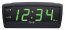 Lacrosse 30229 .9in Green Led Alarm Clock Dual