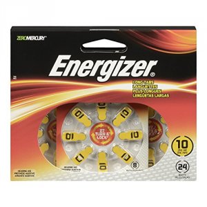 Energizer AZ10DP-24 Hearing Aid Ez Turn  Lock