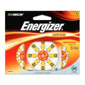 Energizer AZ10DP-24 Hearing Aid Ez Turn  Lock