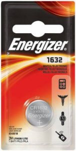 Energizer ECR1632BP 1632 Lithium Coin Battery, 1 Pack - For Toy, Heart