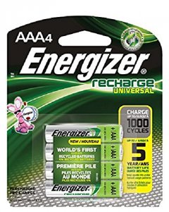 Energizer UNH12BP-4 Universal Recharge Aaa 4-pk