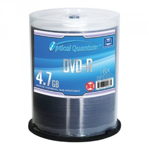 Vinpower OQBQDMR16WTP 100pk Dvd-r 16x 4.7gb Optical