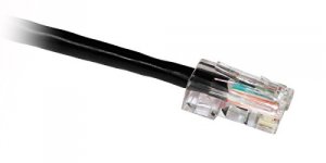 Cp GC5E-4P-BK-75-O 75ft Cat5e 350mhz Black No Boot