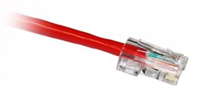 Cp GC5E-4P-RD-03-O 3ft Cat5e 350mhz Red No Boot